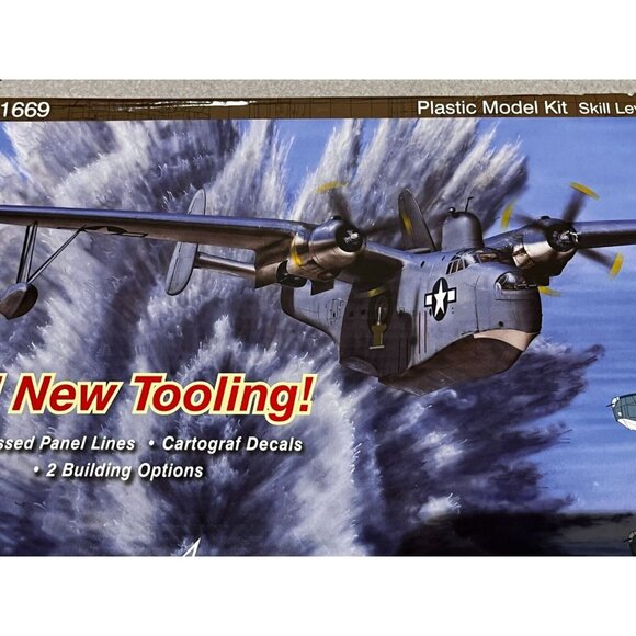 Minicraft 1:72 Scale 11669 Lockheed PBM-5A Mariner Premium Aircraft Model Kit - Picture 2 of 11